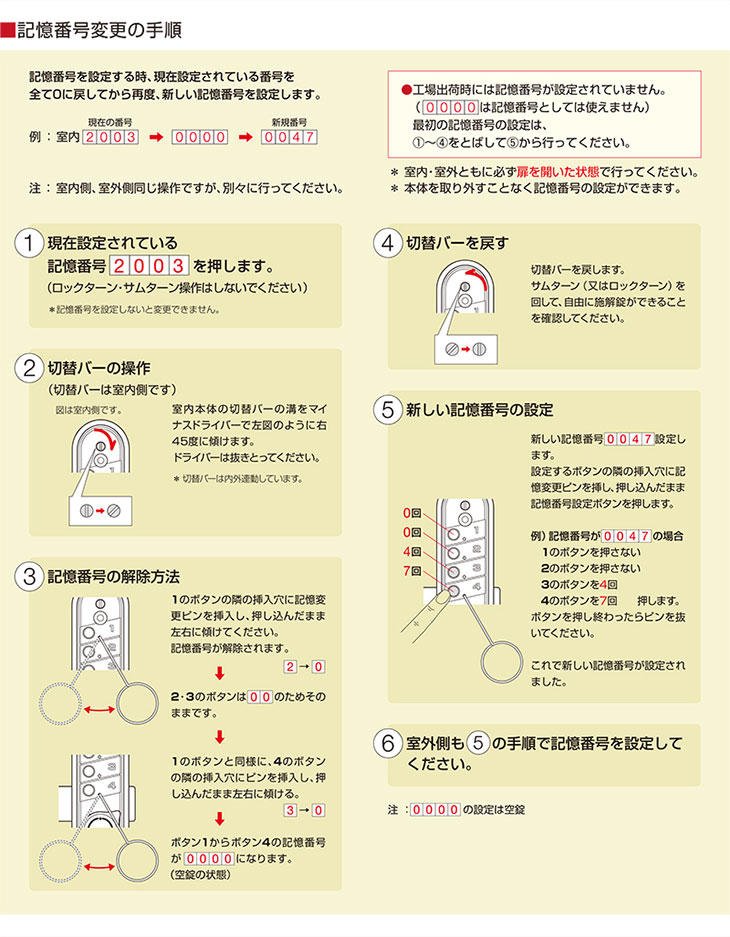 設定方法