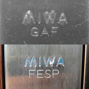 MIWA FESP刻印