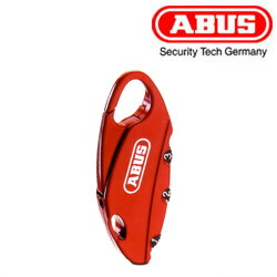 ABUS 3桁ダイヤル 南京錠 151 RED色 ナンバー可変式 スタイリッシュなデザイン【カバン 下駄箱 ロッカー】【アバス 151/RED】